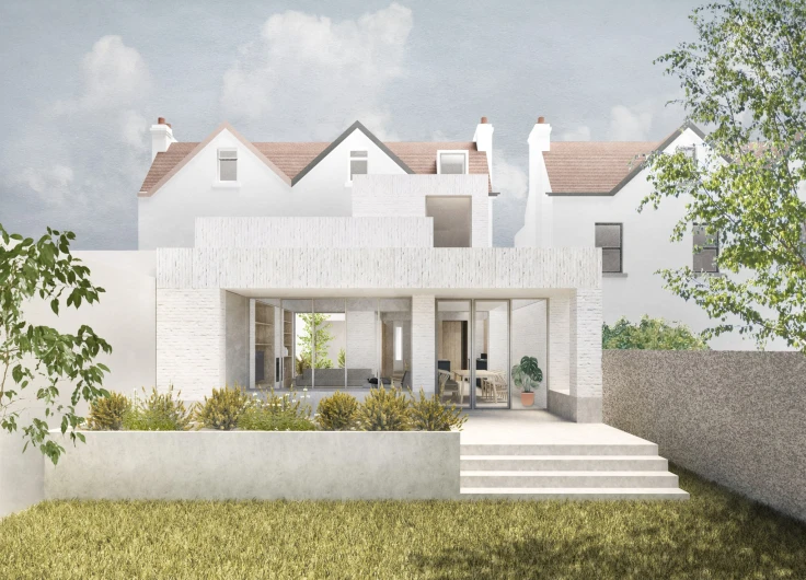 House over looking Dublin Bay